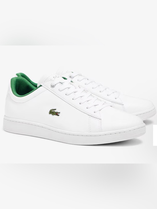 Lacoste Other - LACOSTE Hydez 119 Leather Sneakers Shoes White Green Size Men's 9